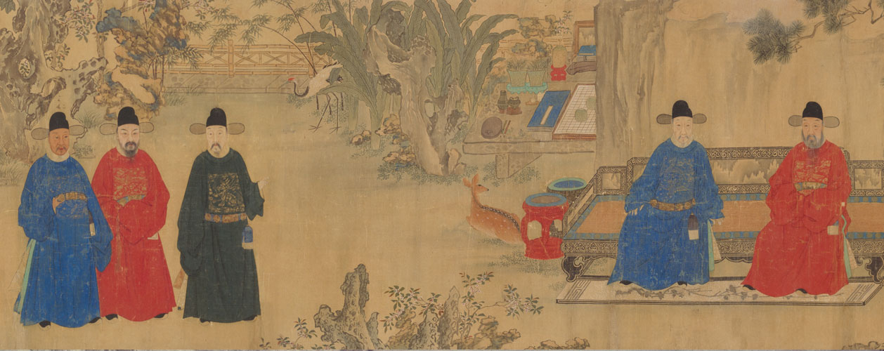 图片[1]-Painter surnamed Ding Five Tonghui scroll-China Archive